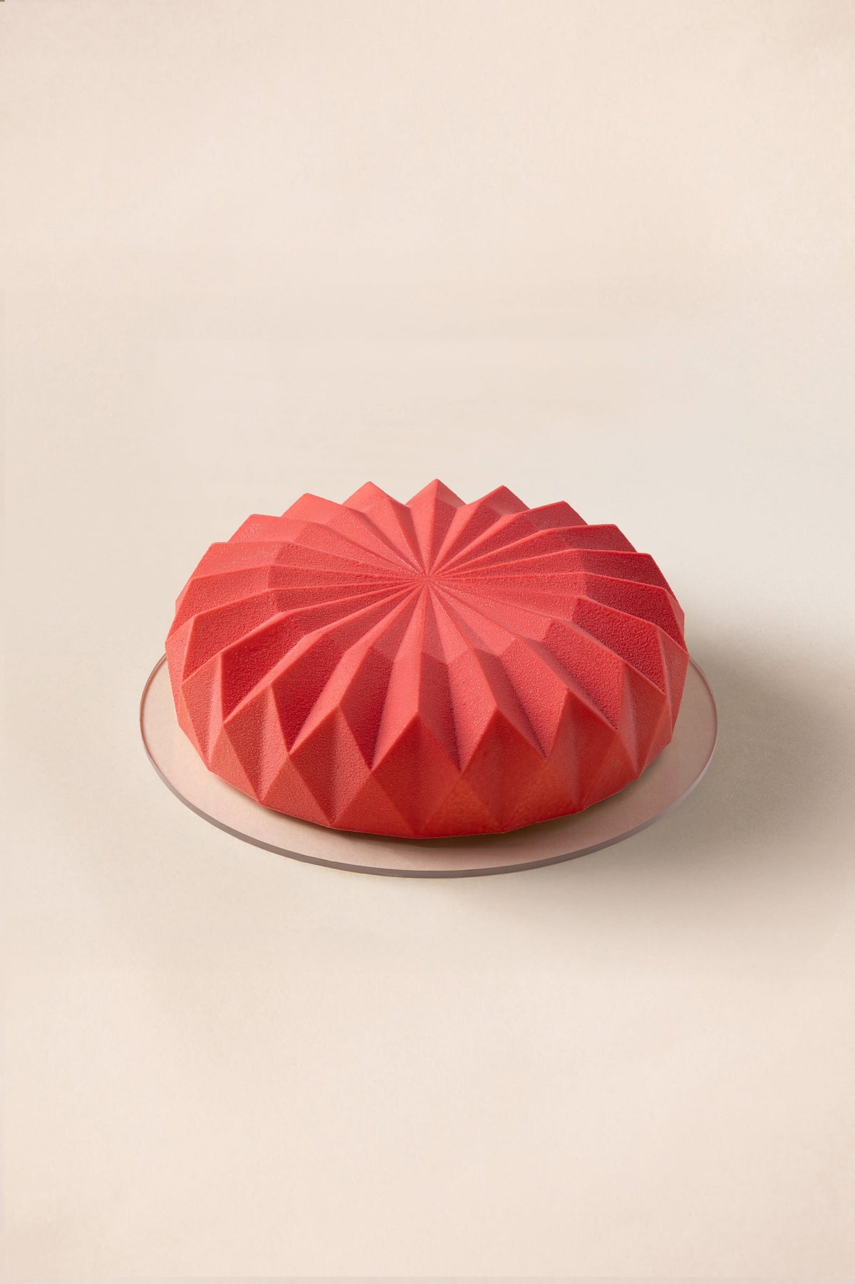 Chamomile Lychee Origami Cake