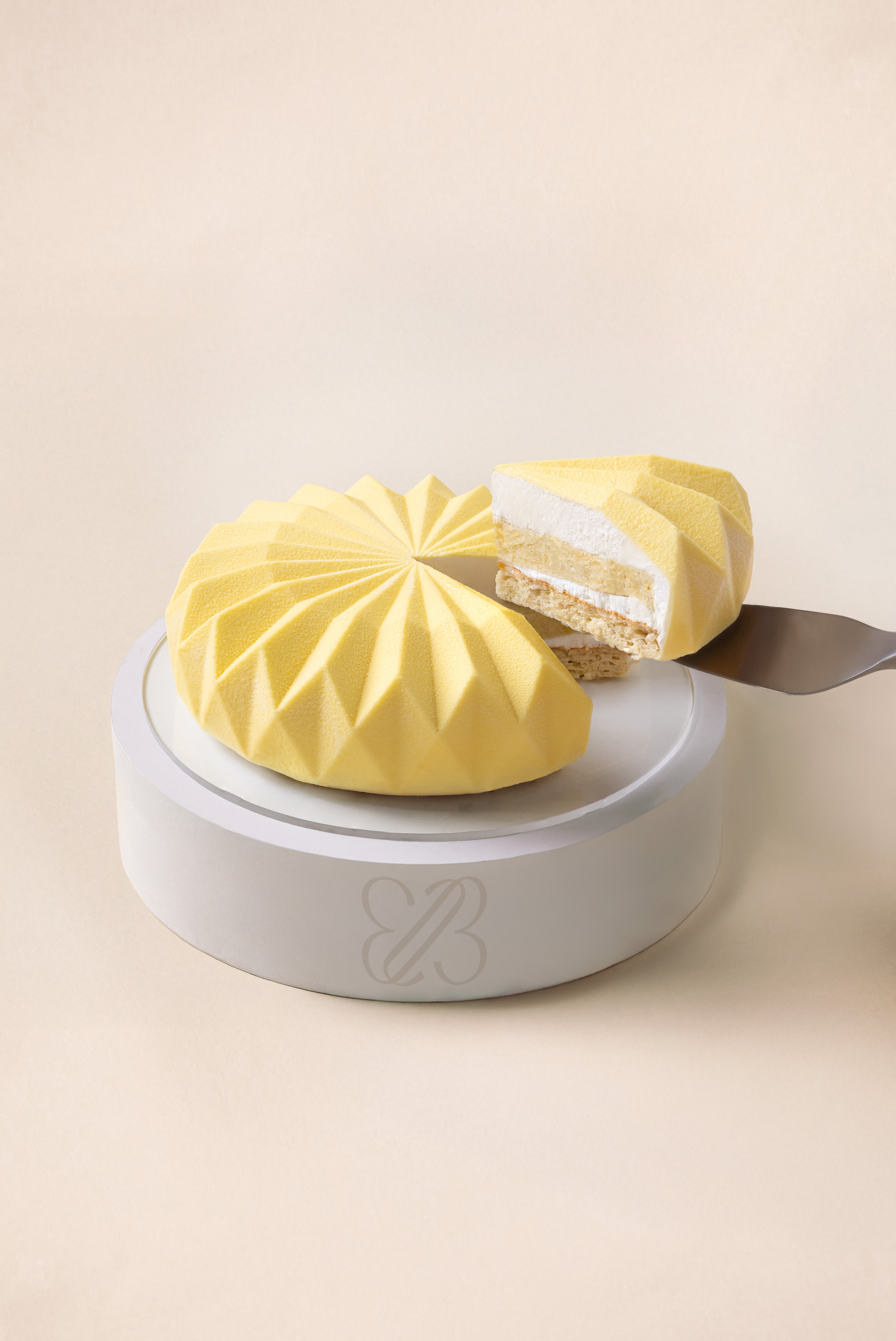 Mao Shan Wang Durian Coconut Origami Cake