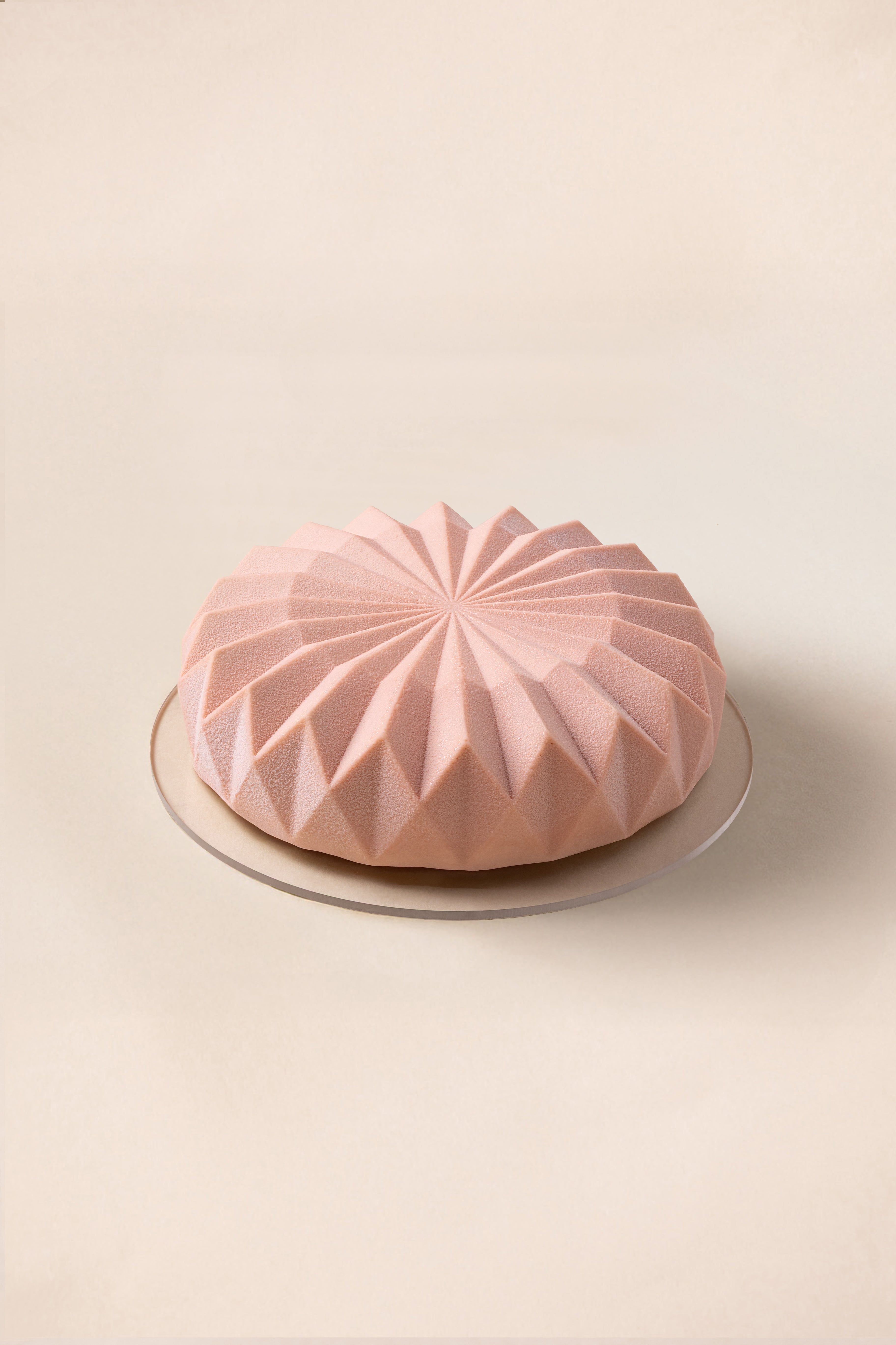 White Peach Oolong Origami Cake