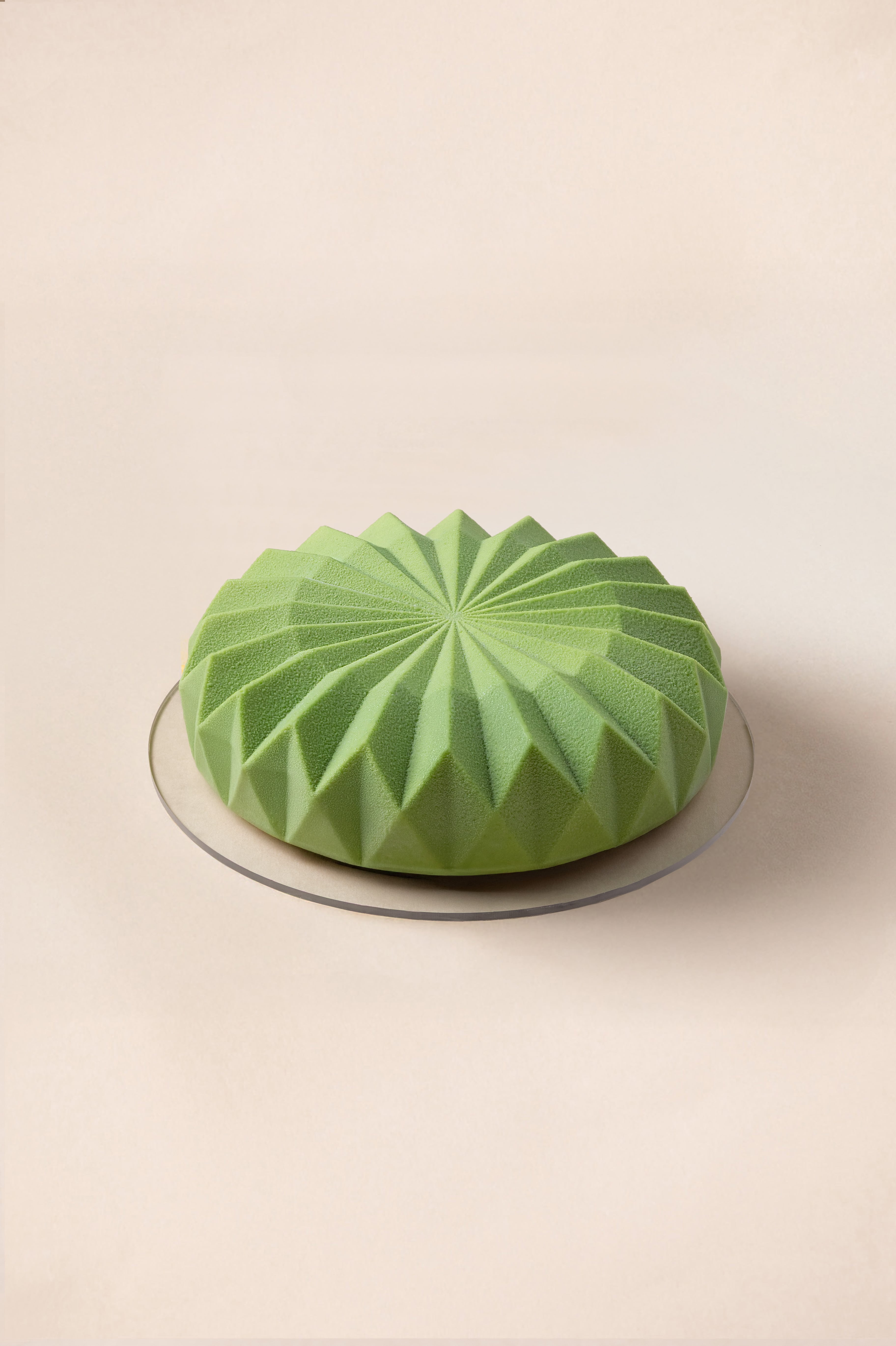 Pistachio Chocolate Origami Cake