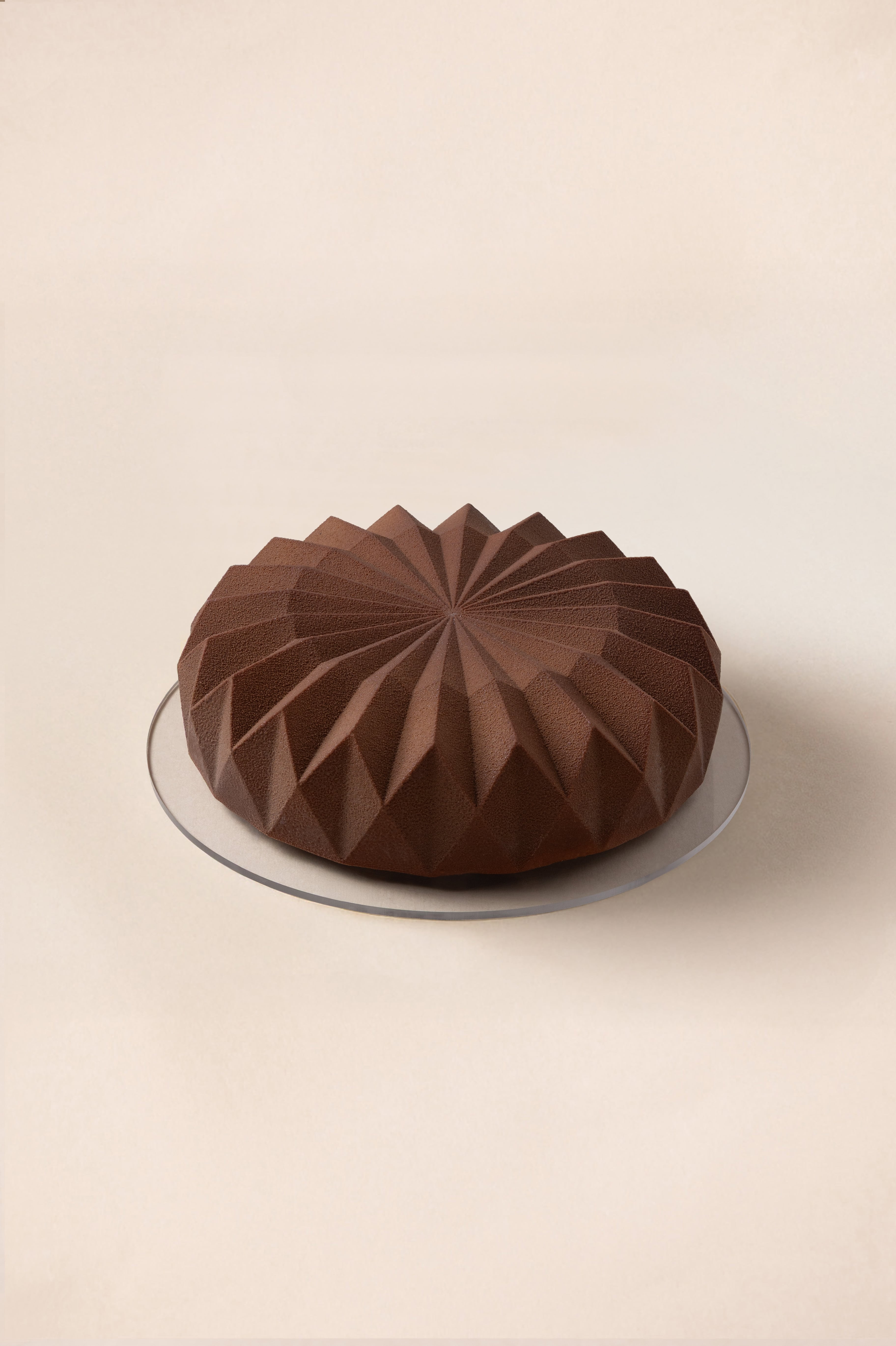 Rum & Raisin Origami Cake